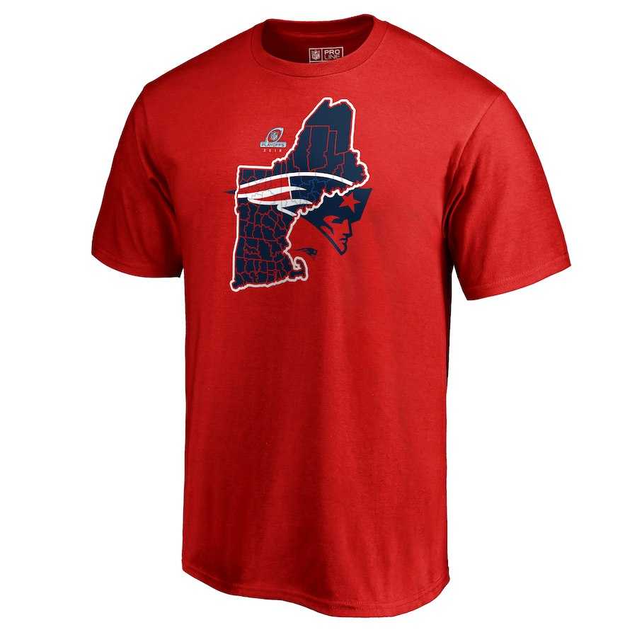 Men's Patriots Red 2018 NFL Playoffs T-Shirt,We sell and wholesale Men's Patriots Red 2018 NFL Playoffs T-Shirt on line form chian!
